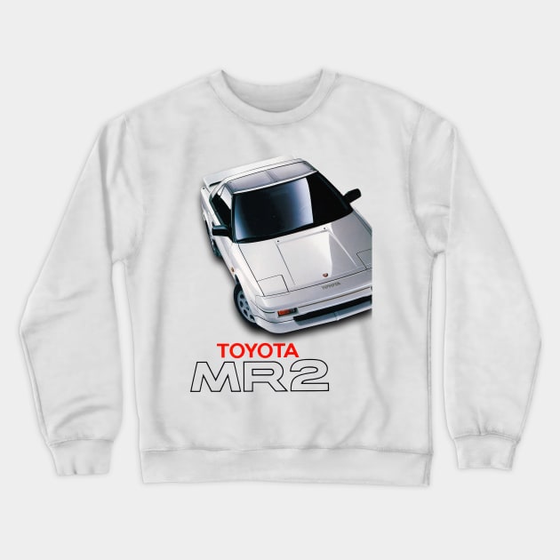 TOYOTA MR2 - brochure Crewneck Sweatshirt by Throwback Motors